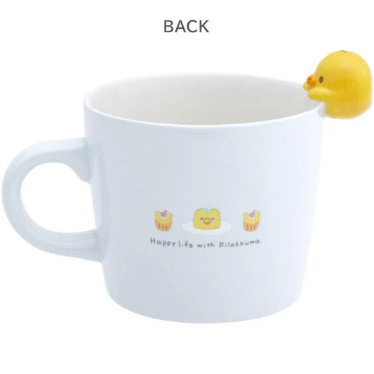 SAN X | Kiiroitori Mug with Mascot Nokkari Figure 120×120×105mm