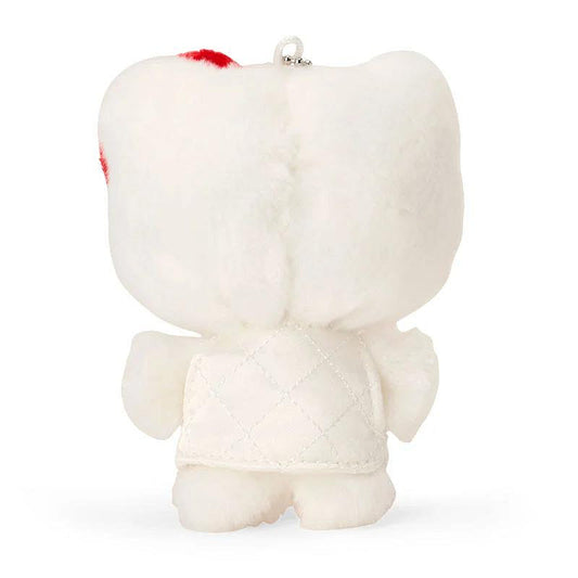 SANRIO | Hello Kitty Mascot Holder Bag Charm Plush Keychain White 80×50×100mm (Miniature Quilt)