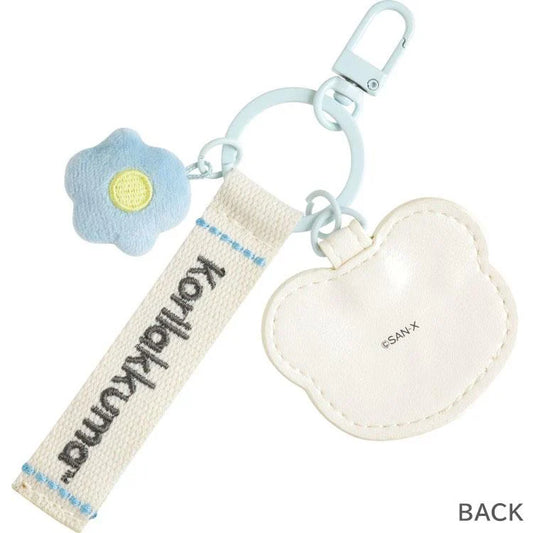 San-X | Korilakkuma Keychain Key Holder 50×55mm (Basic Rilakkuma Flower)