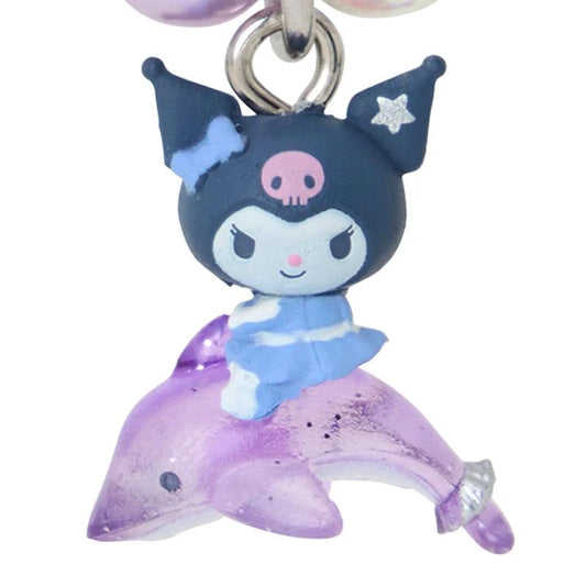 SANRIO | Kuromi Beaded Bracelet 106x73x18mm (Shiny Dolphin)