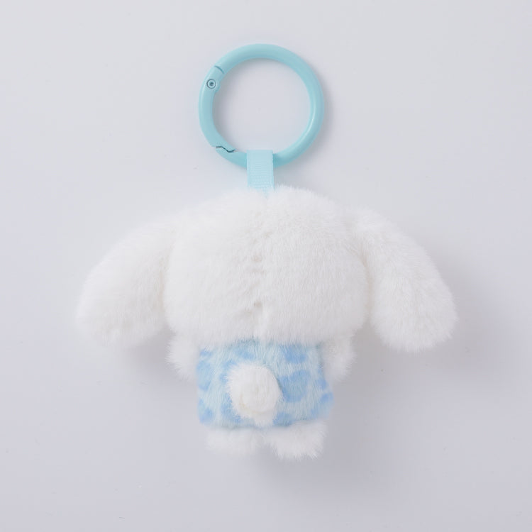 SANRIO | Cinnamoroll Leopard Print Heart Fluffy Chibi Friends Mini Mascot 70mm Approx.