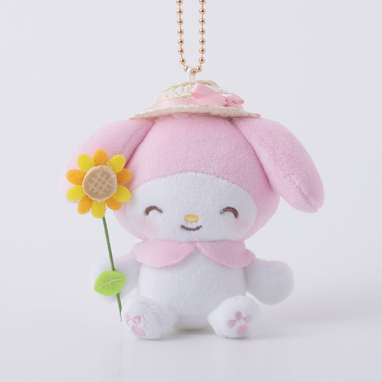 SANRIO | My Melody Mascot Holder Bag Charm Keychain 10cm Approx. (Sunflower)