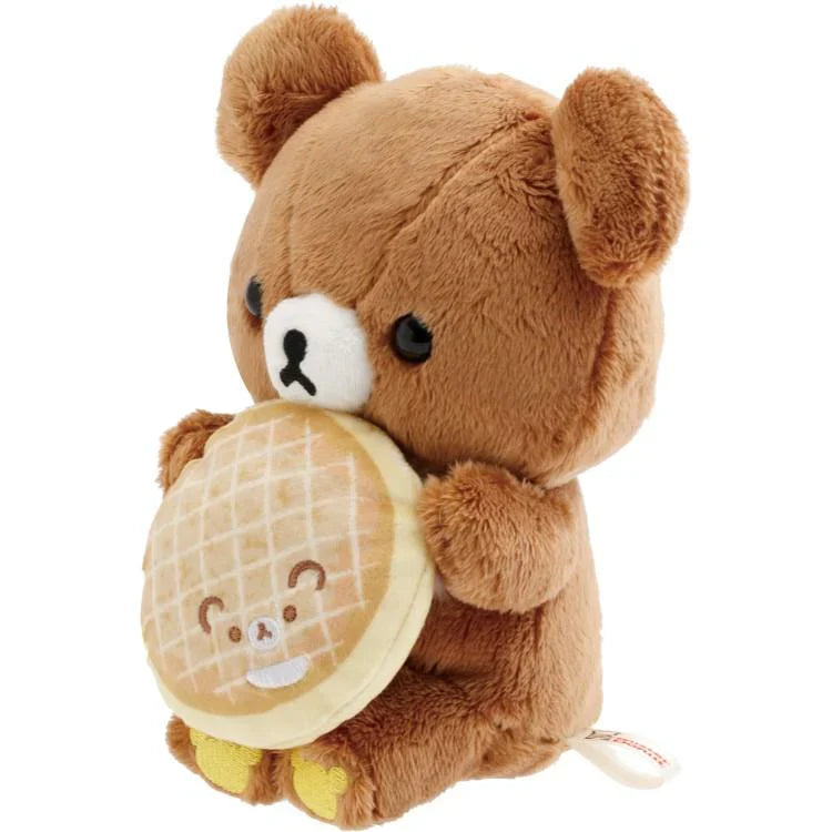 SAN-X | Rilakkuma Chairoikoguma Plush Toy Plush Doll S 150×140×110mm (Mister Donut Standing)