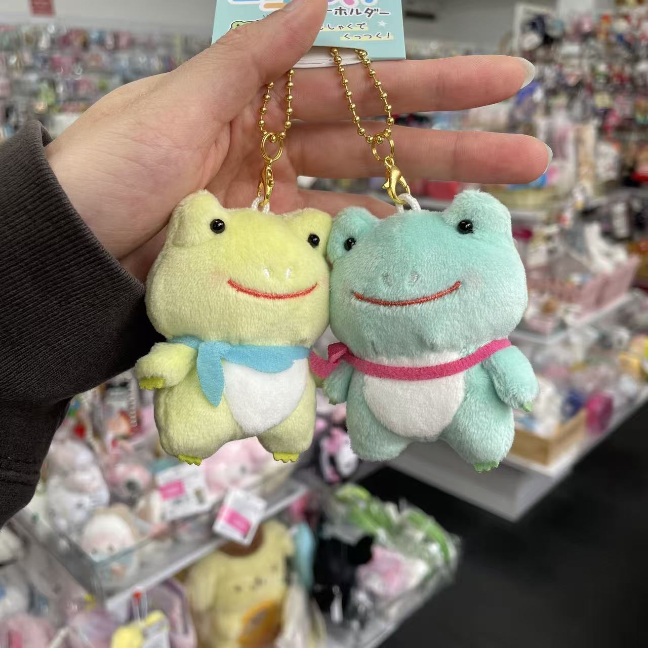 CRUX | Magnetic Plush Keychain with Magnet set 110×150×40mm (Frog)