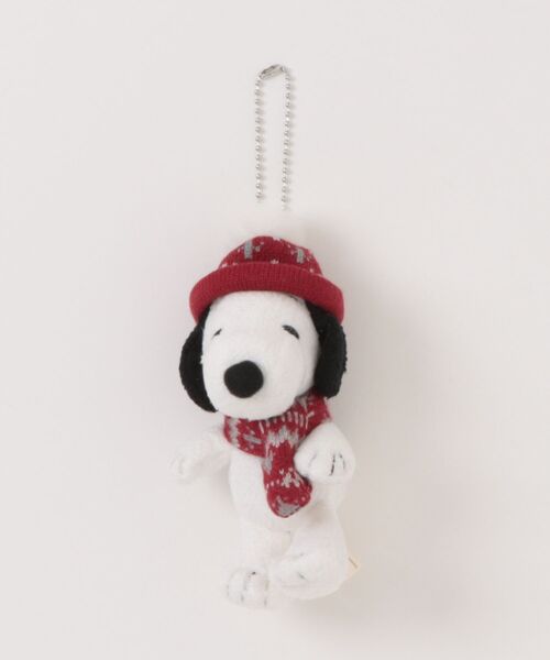 PEANUTS | Snoopy Mascot Holder Keychain Bag Charm 80x70×130mm (Knit Cap)