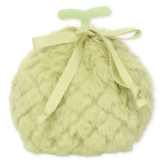 Pickles the Frog | Drawstring Pouch Always Fruits H17.5×W13×D8.5cm (Melon)