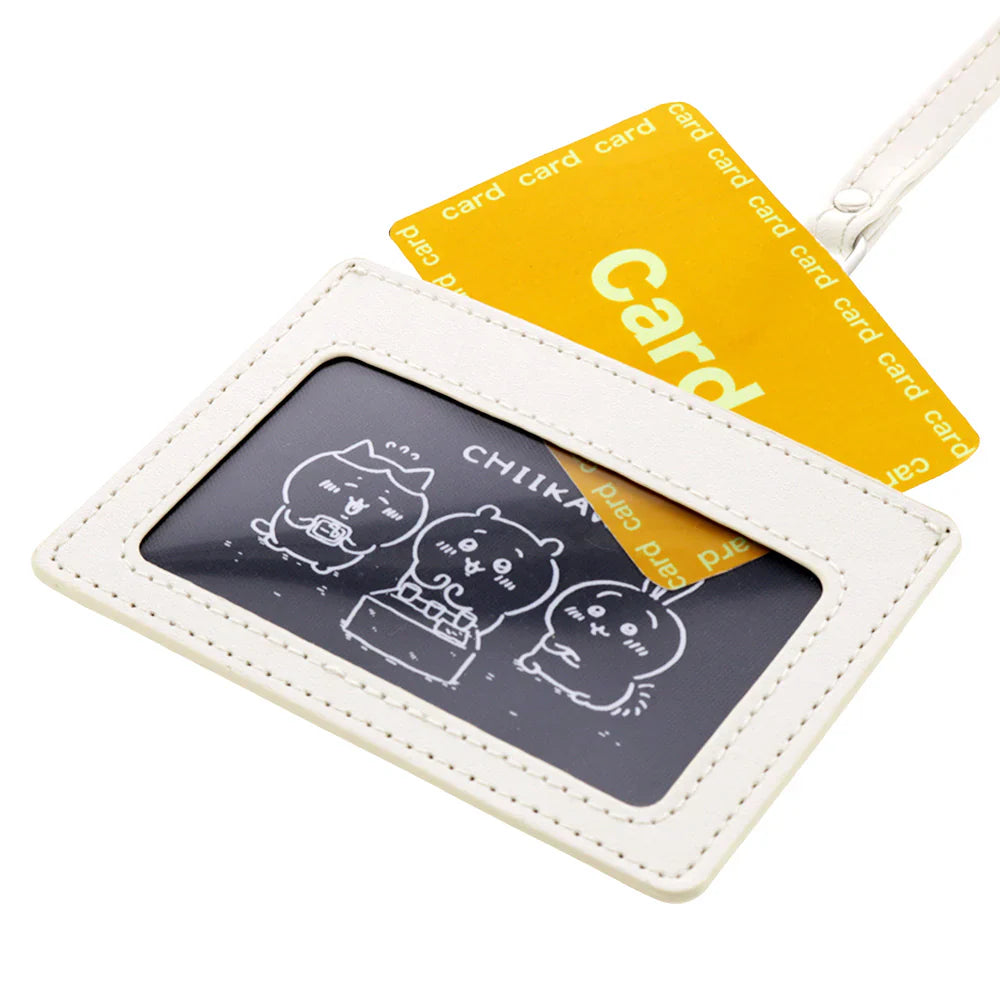 CHIIKAWA | Hachiware Pass Card Case Card Holder 77×105×4mm (5th Grade Certificate)