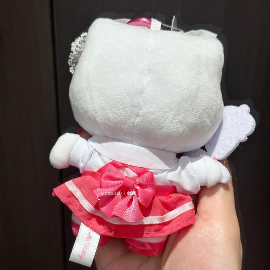 SANRIO | Hello Kitty Lolita Red Plush Mascot Keychain Bag Charm H120×W85×D65mm Vol.2 (Lovely Frill Ver.)