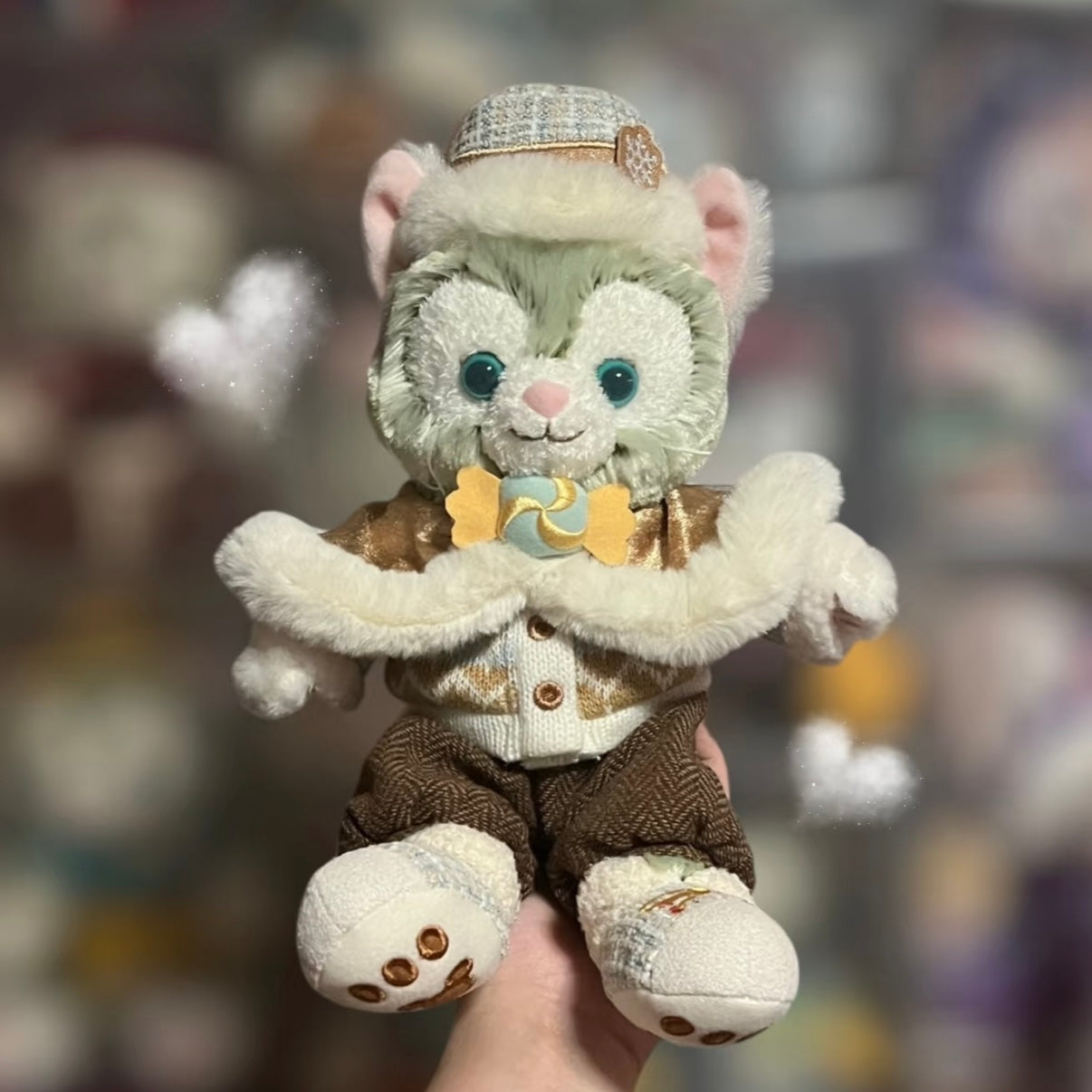DISNEY | SHANG HAI DisneyLand GelaToni Plush Toy Doll SS (Duffy and Friends Winter Collection)