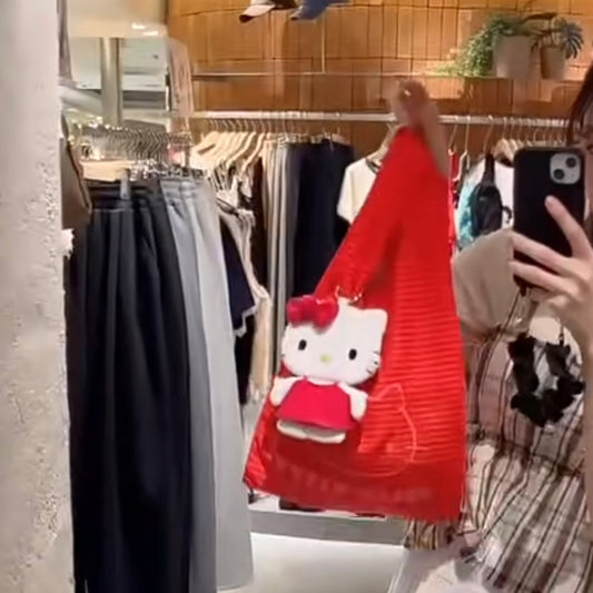 Me% x Sanrio Hello Kitty | Foldable Eco-Bag & Keychain