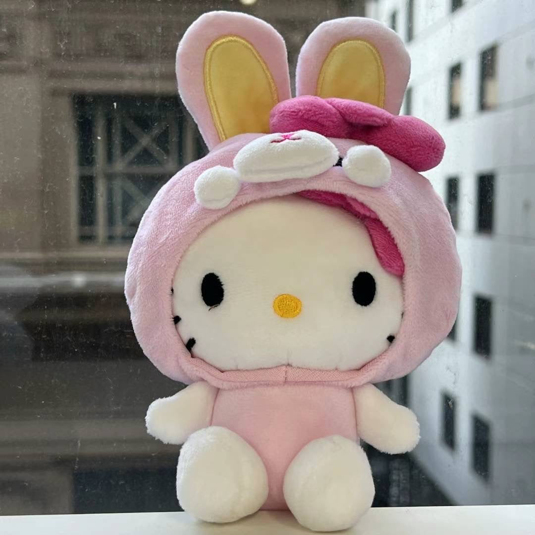 Sanrio X Avail | Hello Kitty Mascot Holder Plush Keychain (50Th Anniversary)