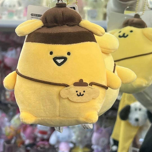 Obungupr X Pompompurin | Mascot Holder Keychain H13×W13×D10Cm