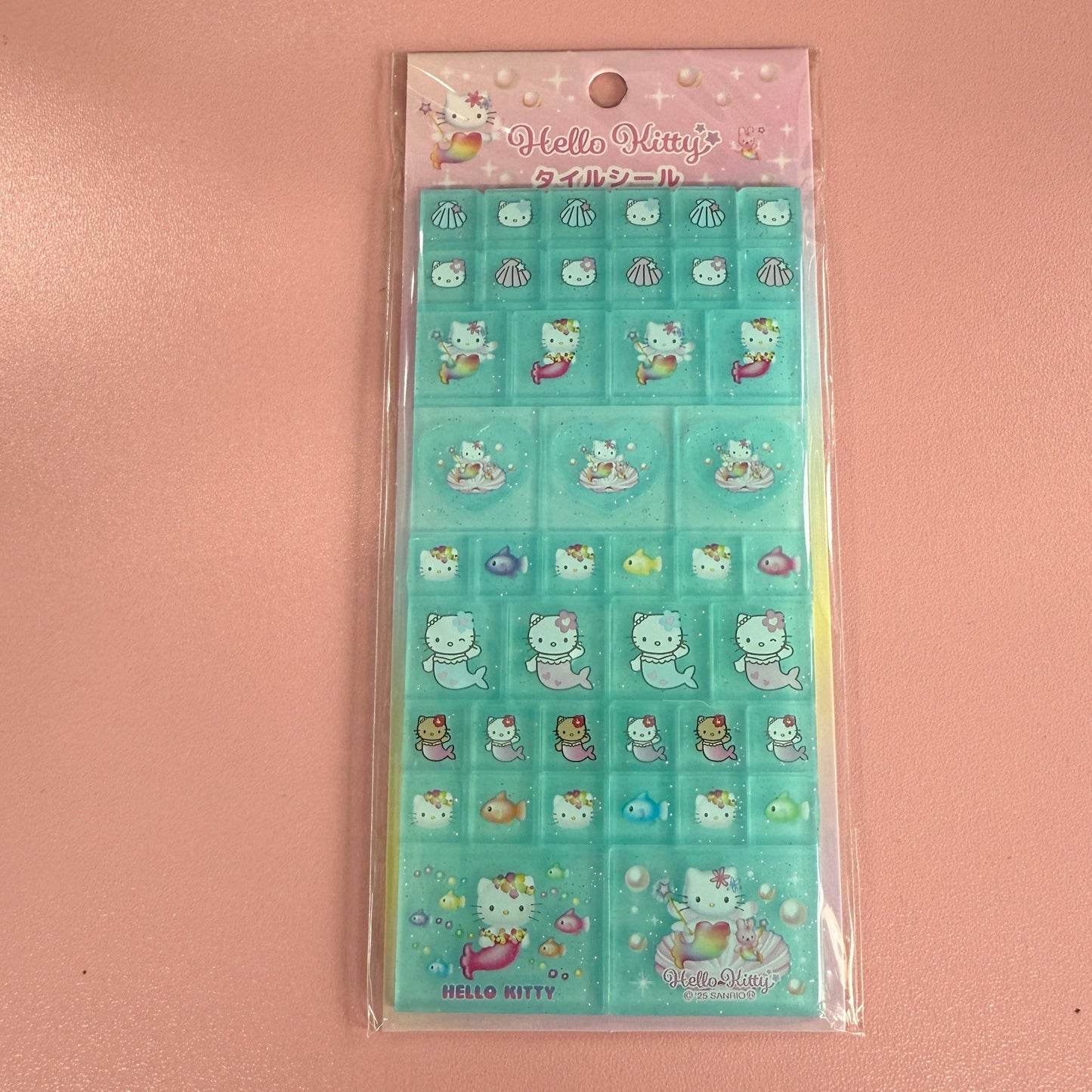 SANRIO | Hello Kitty Tile Sticker H122×W60×D4mm (Mermaid)