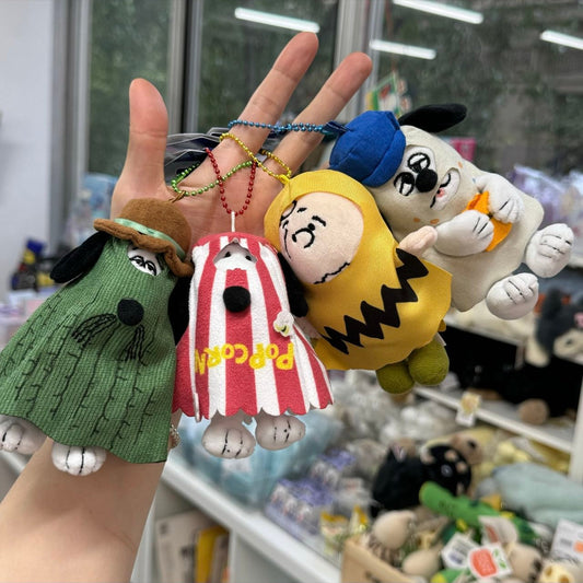 Usj | Peanuts Snoopy Spike Mascot Holder Plush Keychain (Halloween)