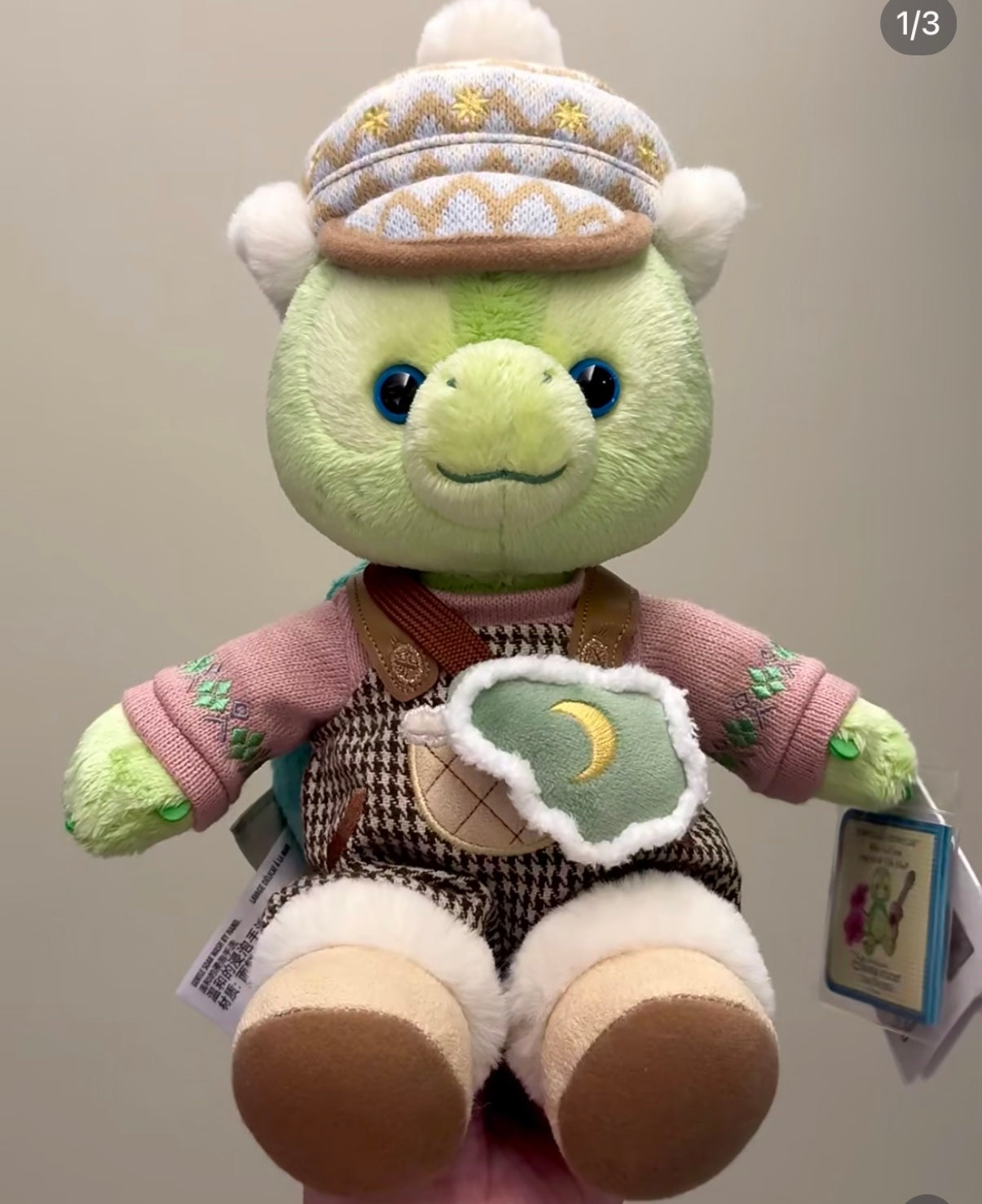 DISNEY | SHANG HAI DisneyLand OluMel Plush Toy Plush Doll SS (Duffy and Friends Winter Collection)