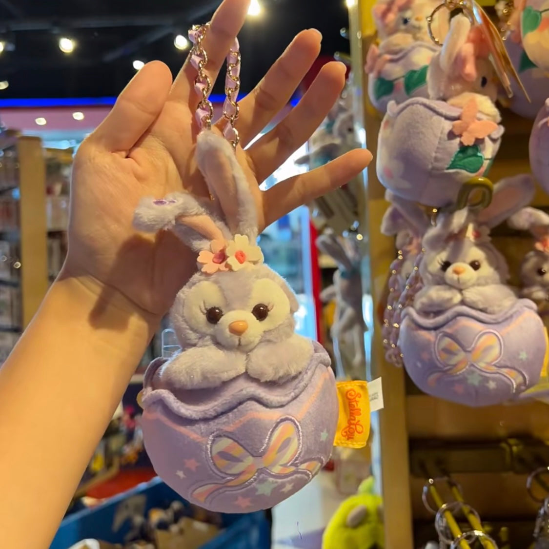 Disney | Hong Kong Disneyland Stellalou Plush Keychain Mascot Holder