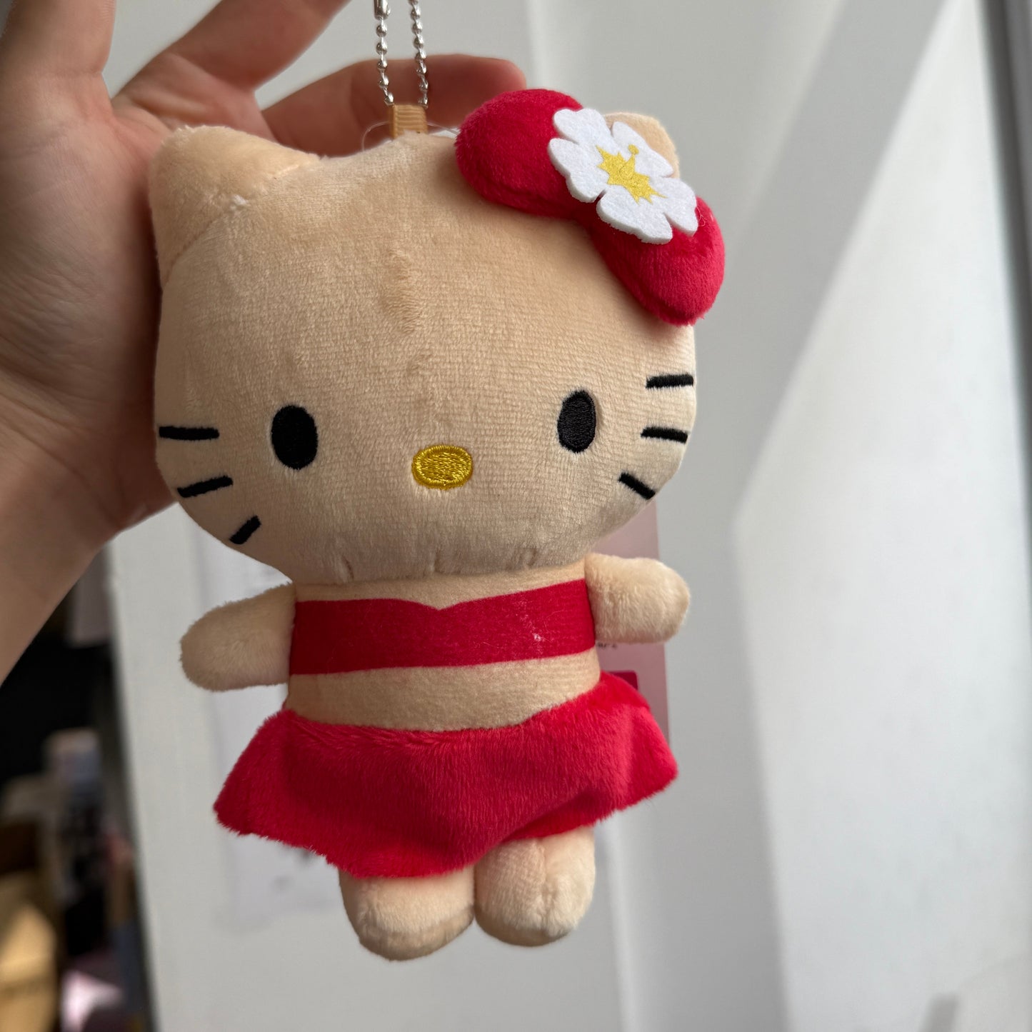 SANRIO x Avail | Tanned Hello Kitty Mascot Holder Plush Keychain Bag Charm