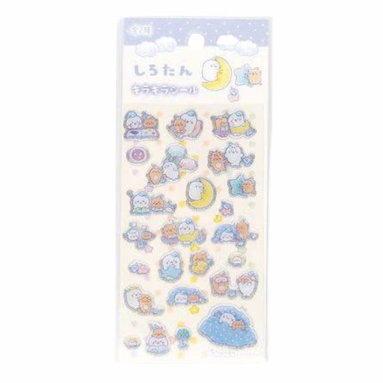 Shirotan | Glitter Sticker (Blue)