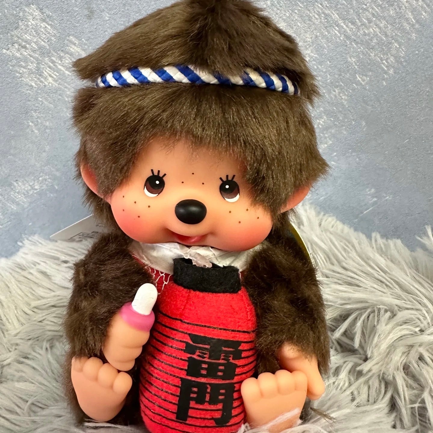 Monchhichi | Mount Fuji Sitting Plush Toy Plush Doll 16cm Approx. (Kaminarimon)