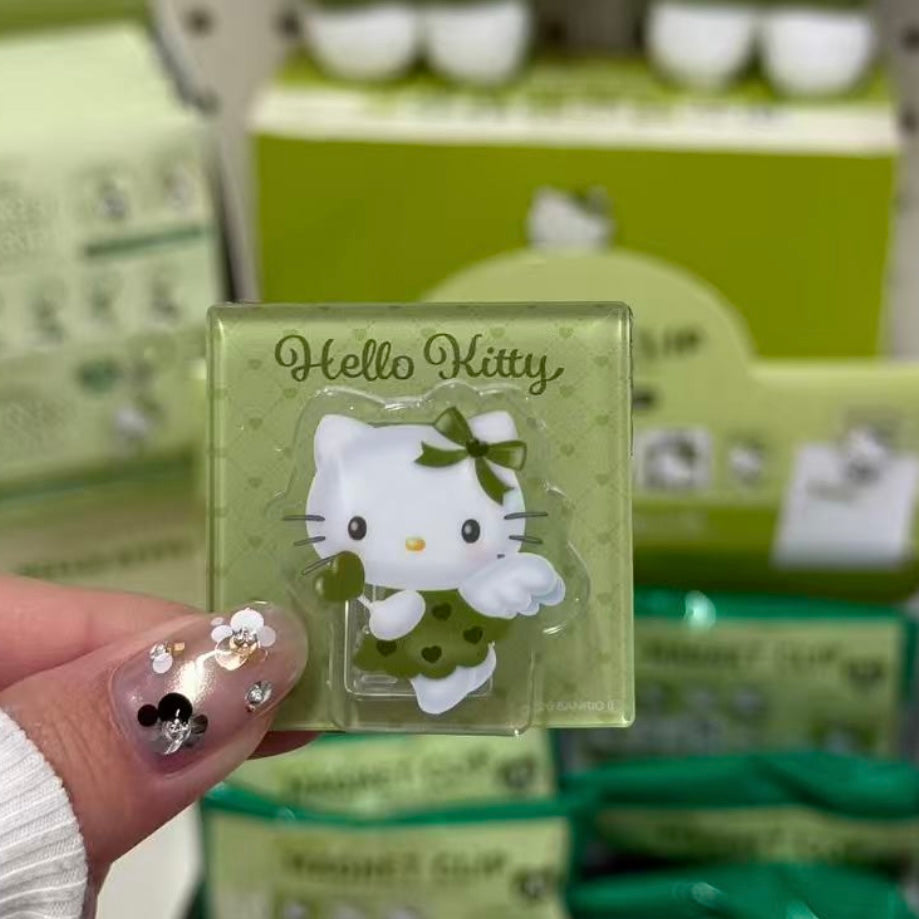 SANRIO | Matcha Hello Kitty Pop-up Store Secret Magnet Clip Blind Box (Shipped Randomly)