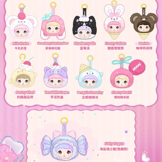 Nommi | Secret Sweetness 100% Series Keychain Blind Box 70-120mm Approx.