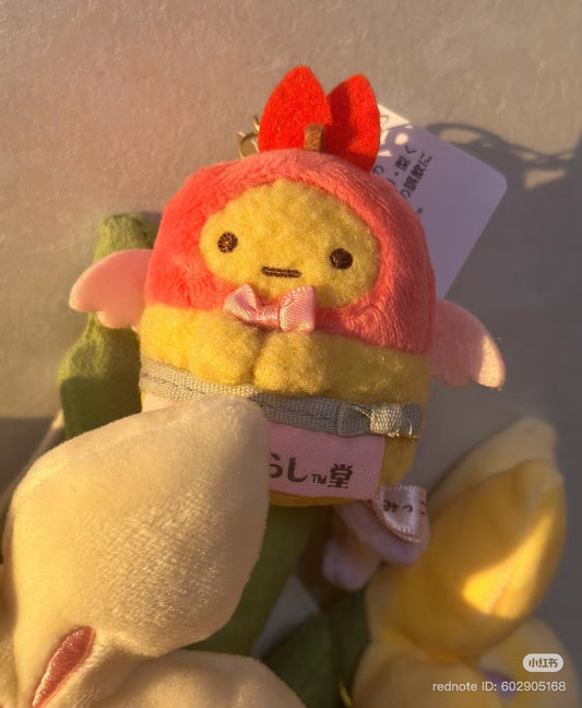 SAN-X | Sumikko Gurashi Ebifurai No Shippo Bag Charm Keychain (Zenkoji Temple Limit)