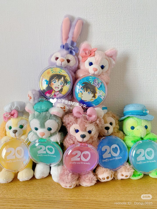 DISNEY | TokyoDisneySea Duffy and Friends ShellieMay Sitting Badge Holder Mascot Holder Plush Keychain (20th