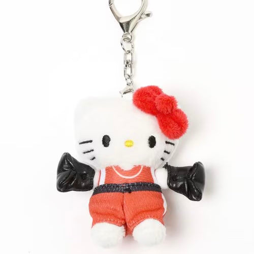 and St Me% x Sanrio Hello Kitty | Mini Mascot Holder Plush Keychain 13cm 5th Ver. (Boxing)