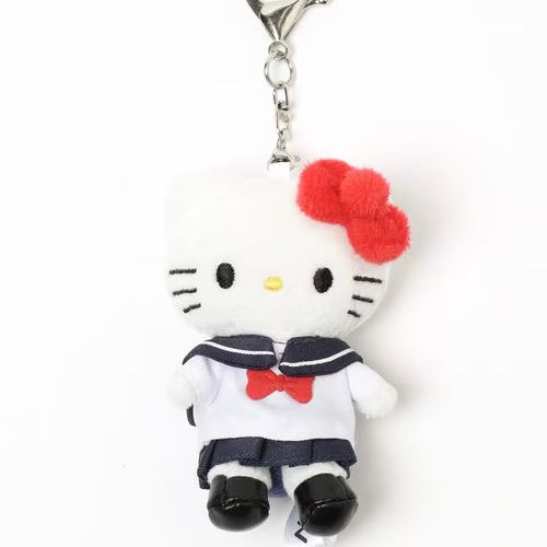 and St Me% x Sanrio Hello Kitty | Mini Mascot Holder Plush Keychain 13cm 5th Ver. (Sailor)