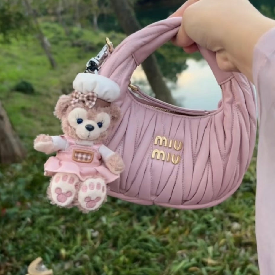 DISNEY | Duffy and Friends ShellieMay Sitting Plush Keychain Bag Charm 10cm Approx.