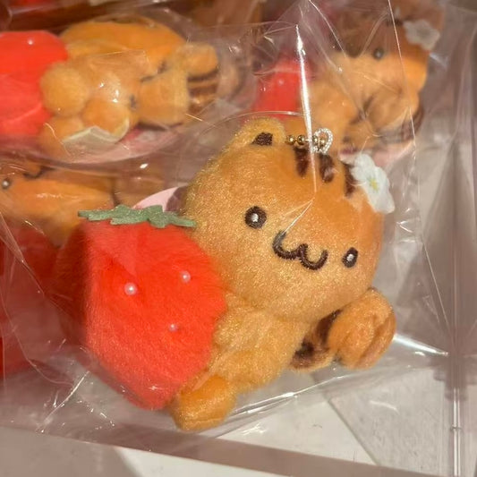 SANRIO | Bagel Mascot Holder Bag Charm (Pompompurin 30th Anniversary Strawberry Friends)