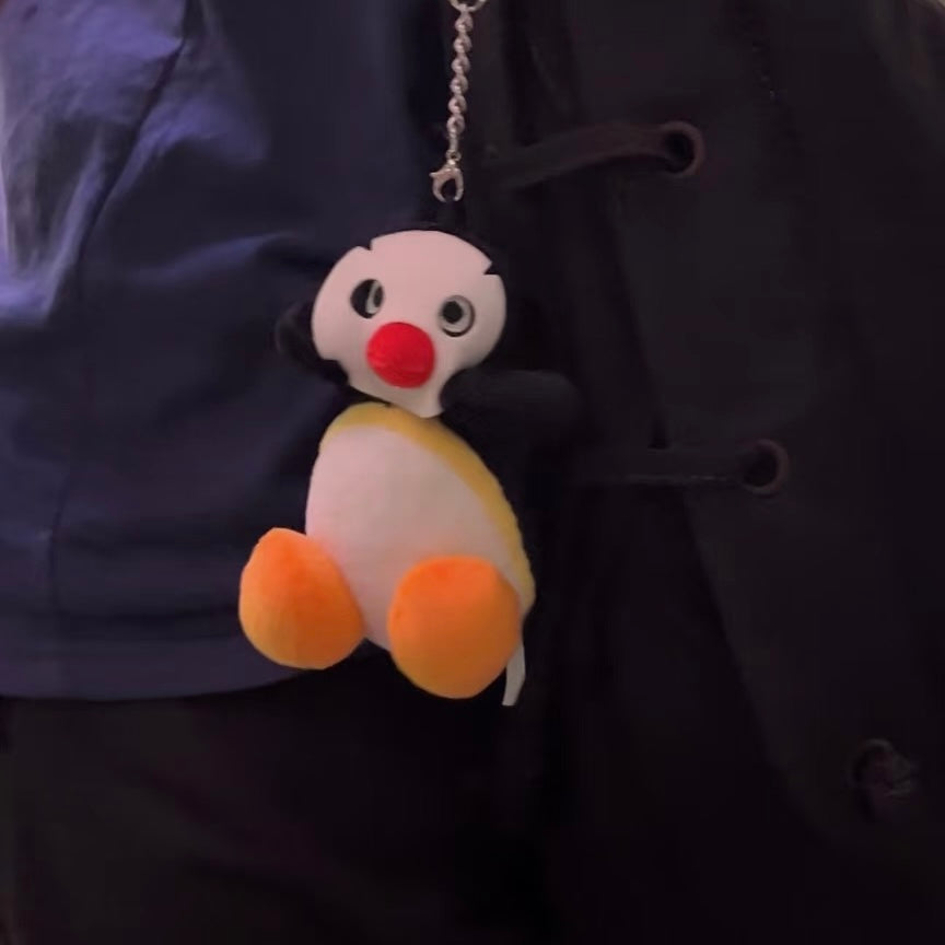 Pingu | Mascot Holder Bag Charm Plush Keychain (Mask)