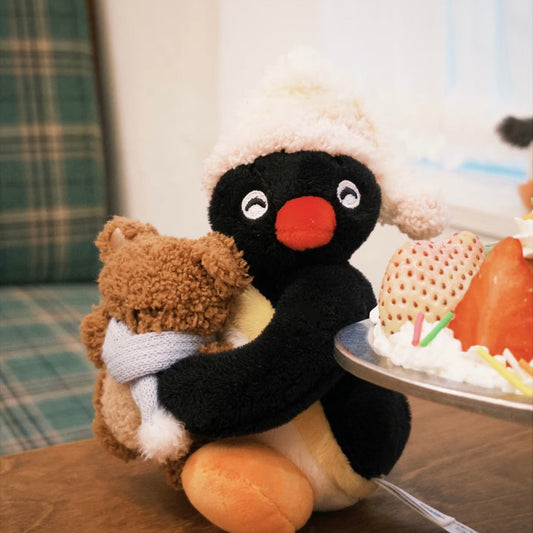 Pingu | Mascot Holder Bag Charm Plush Keychain (Teddy Bear)