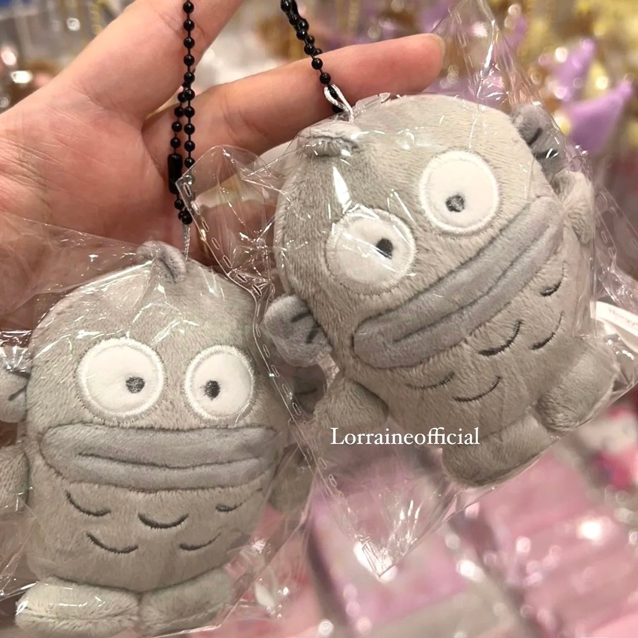 SANRIO | Colorful Hangyodon Mini Mascot Holder Keychain Bag Charm 10cm Approx. (Grey)