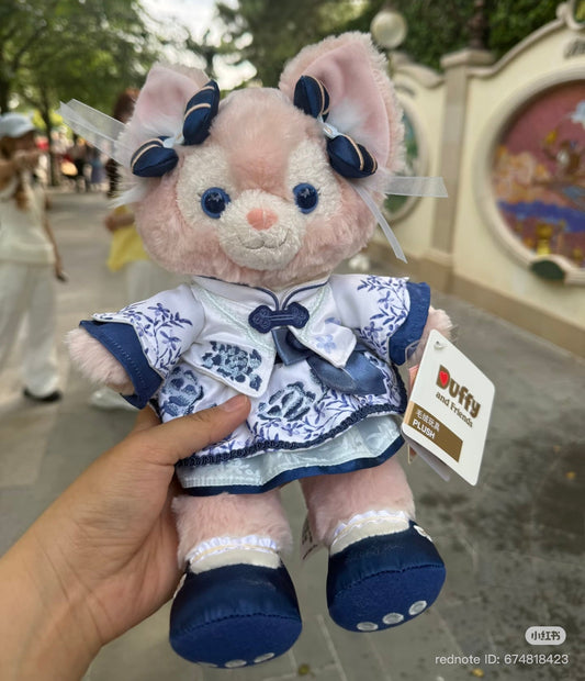 DISNEY | Shang Hai Disney Land LinaBell Plush Toy Plush Doll SS (Duffy and Friends Blue-and-white Porcelain)