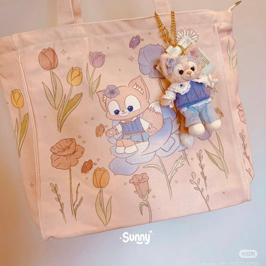 DISNEY | Shang Hai Disney Duffy and Friends Shelliemay Mascot Holder Plush Keychain Bag Charm (Spring 2024)