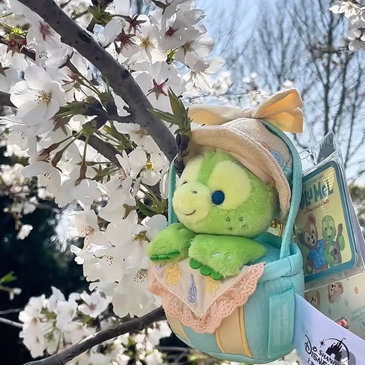 DISNEY | Shang Hai Disney Duffy and Friends OluMel Mascot Holder Plush Keychain Bag Charm Decoration (Spring 2025)