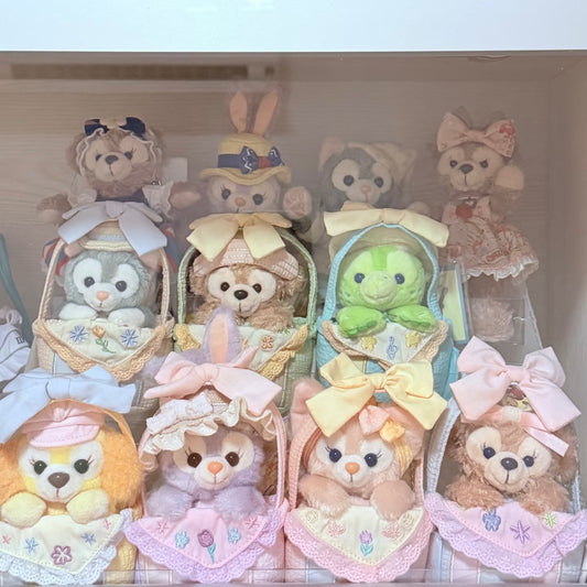 DISNEY | Shang Hai Disney Duffy and Friends ShellieMay Mascot Holder Plush Keychain Bag Charm Decoration (Spring 2025)