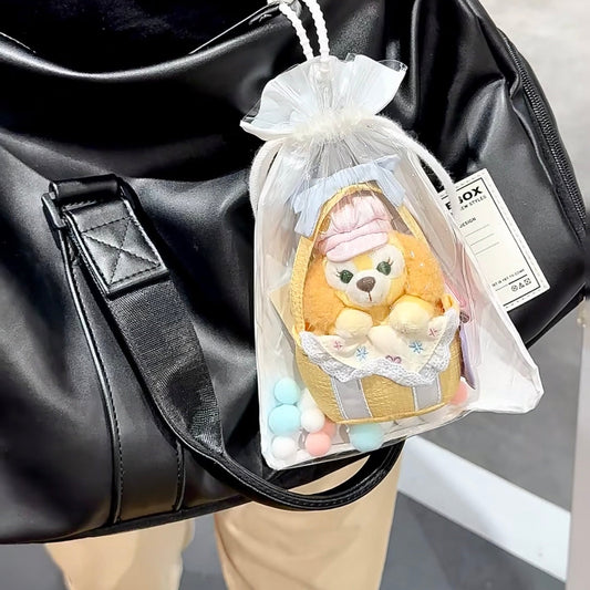 DISNEY | Shang Hai Disney Duffy and Friends CookieAnn Mascot Holder Plush Keychain Bag Charm Decoration (Spring 2025)