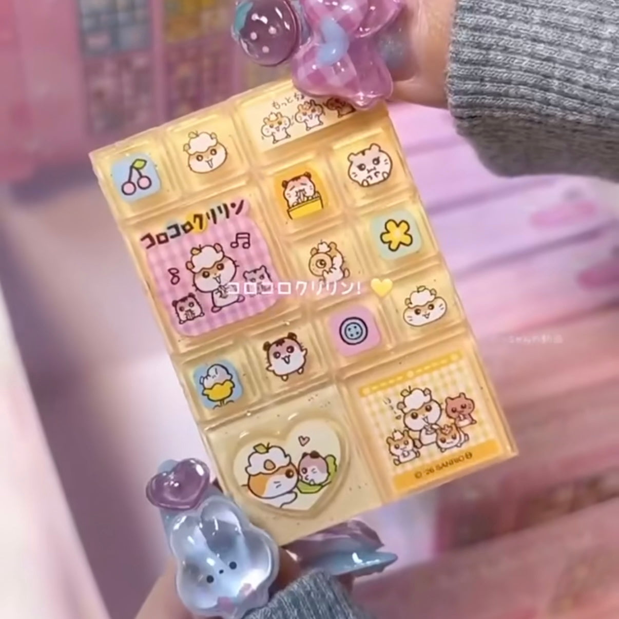 【Limit 3】SANRIO | Secret Trading Mini Tile Stickers 60x40x4mm (Single Random Item)