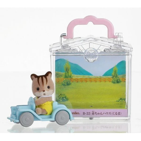 Sylvanian Families | Baby House Car Walnut Squirrel 3.2X3.5X4Cm