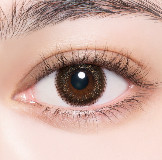 Enviecolor Contacts 1 Day 30 Pieces Olive Brown Dia14.0Mm Bc8.6Mm