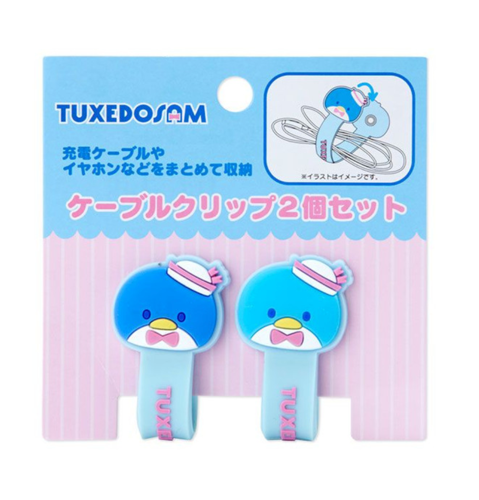 Sanriocable Holder Wire Organizer Clip Set Of 2 Tuxedosam