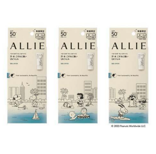 Kanebo X Peanutsallie Sunscreen Gel Uv Ex Spf50+ Pa++++ Snoopy Allie 90G