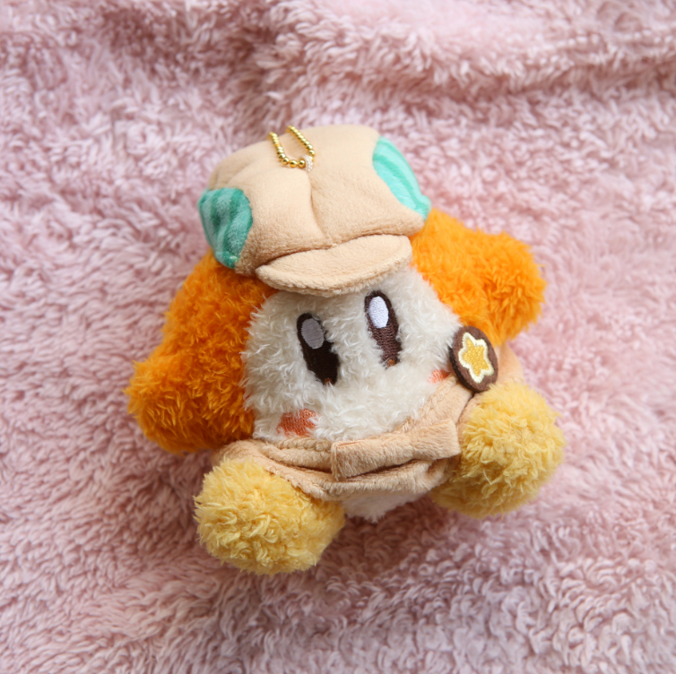 Kirby | Plush Keychain Fuwa Kirby Café 105 X 120 70 Mm /// Waddle Dee