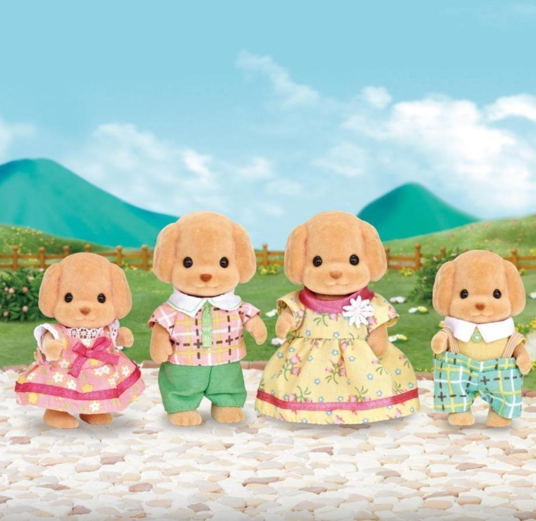Sylvanian Families | Toy Poodle Family 森贝儿森林家族 贵宾犬家族