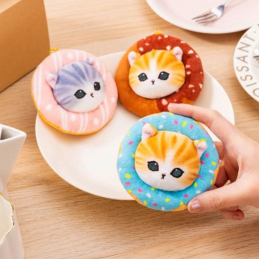 Mofusand | Mascot Holder Plush Keychain H95 X W95 D35Mm (Donut)