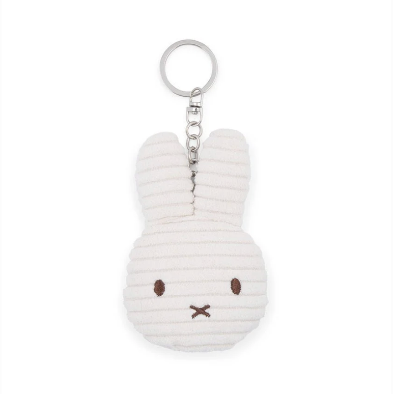MIFFY | Flat Keychain Eco Corduroy 10cm 100% recycled PET (Offwhite)