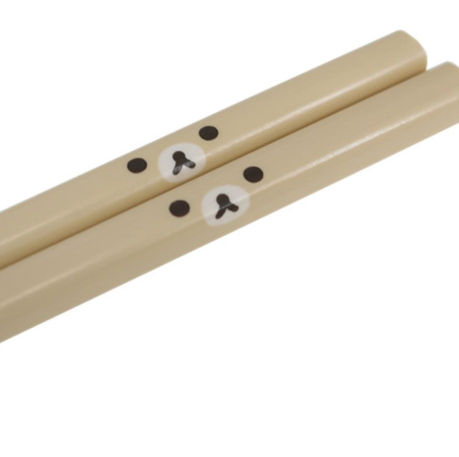 SAN-X | Rilakkuma Bamboo Chopsticks 21cm (Face)