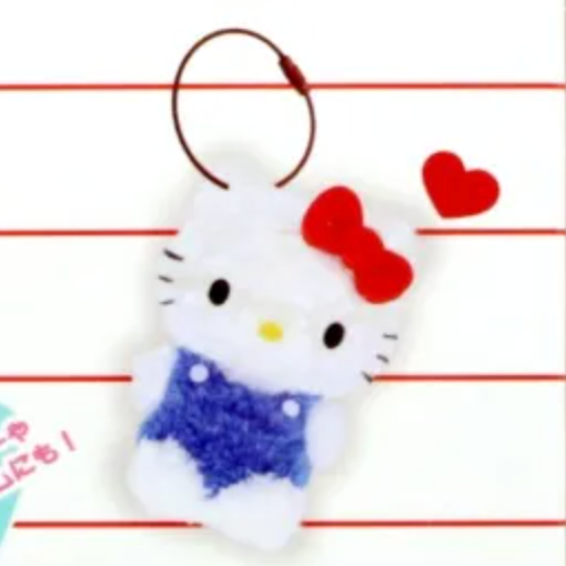 SANRIO | Hello Kitty Heart-fluttering Chenille Kit Handmade Material Set Finished Size 80x100mm Approx.
